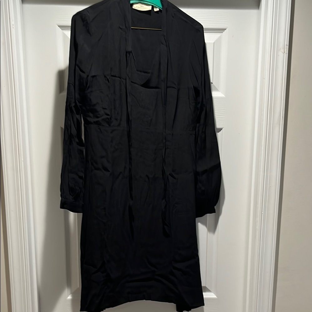 Anthropologie Black Asymmetrical Dress